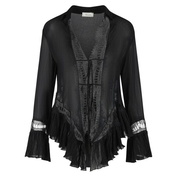 BLUMARINE Sweaters - Blumarine Black Viscose Shirt Women